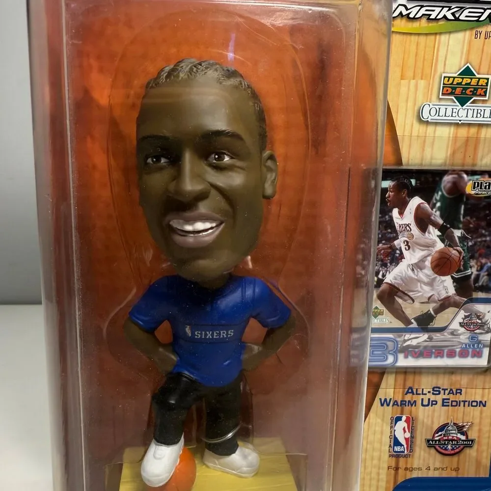 ALLEN IVERSON ALL STAR 76ERS BOBBLEHEAD NEW BASKETBALL NBA 2001